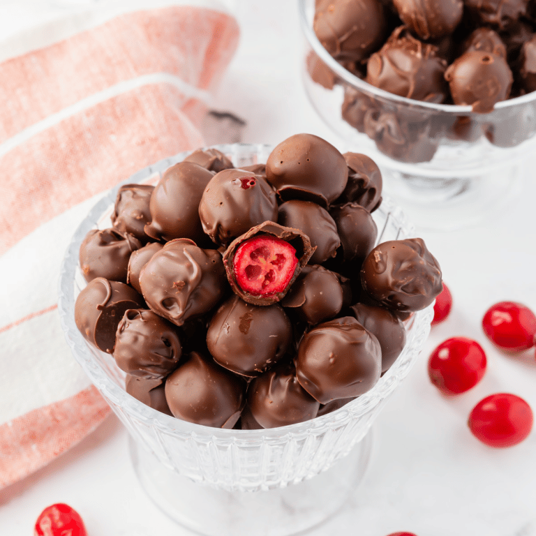 Easy Chocolate Covered Cranberries Recipe