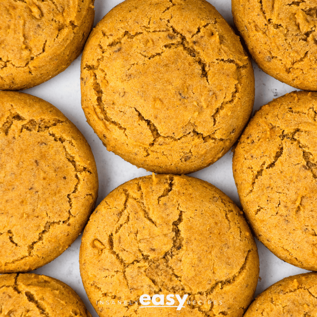 Closeup photo of Vegan Pumpkin Cookies