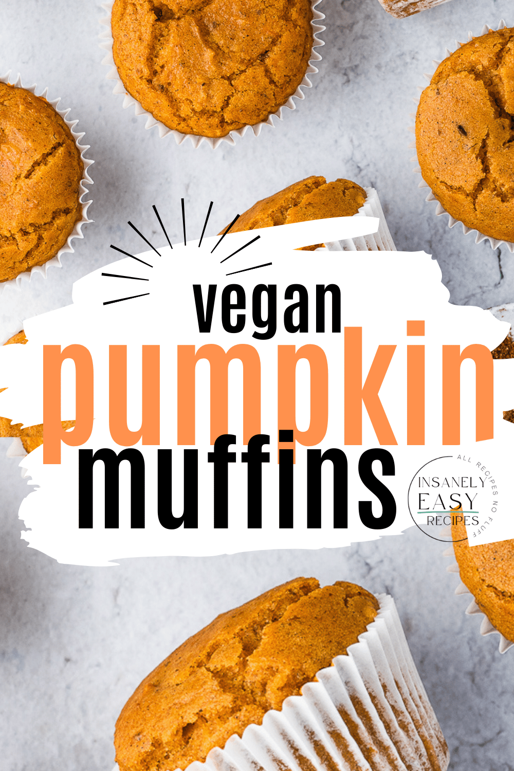 Pinterest photo of Vegan Pumpkin Muffins