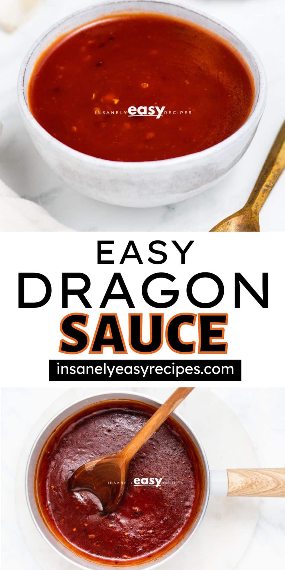pinterest pin collage for dragon sauce